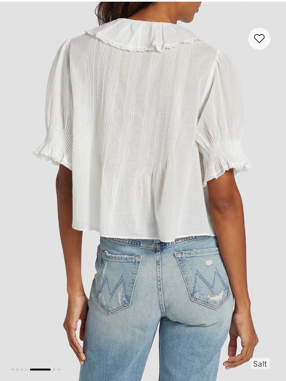 Doen Henri Ruffled Top Size Medium - Picture 5 of 10